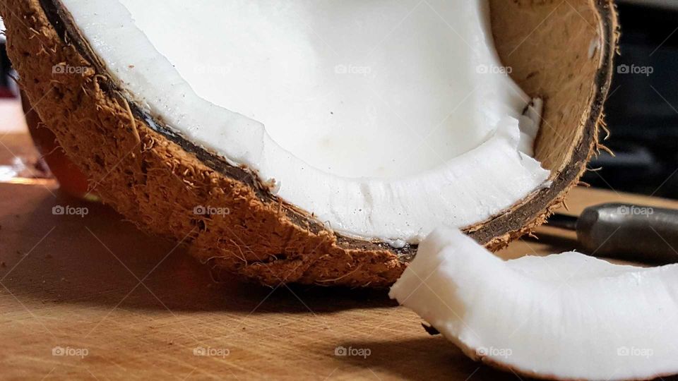 Close-up of coconut