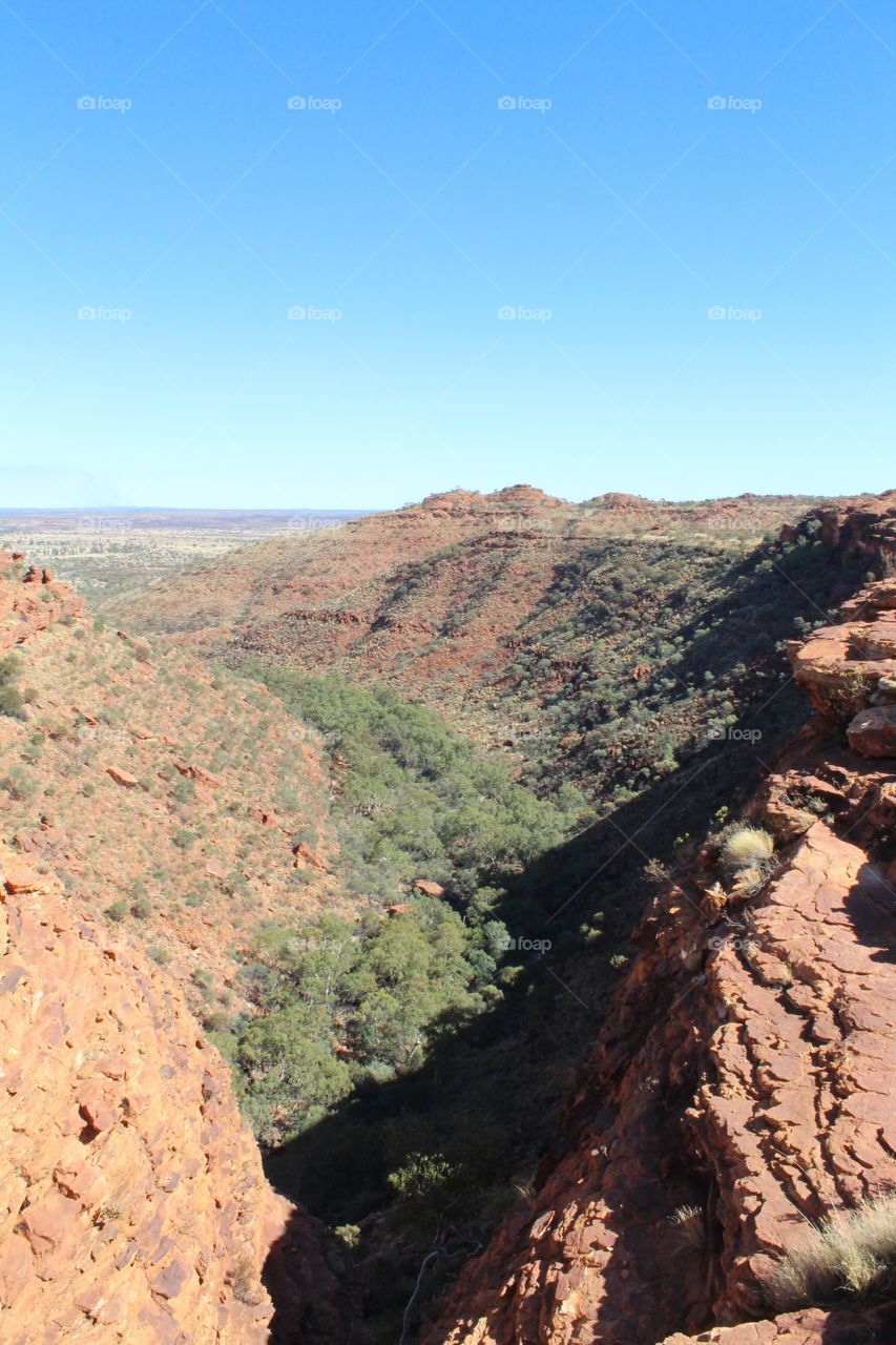 A view from near the top of Kings Canyon, Northern Territory