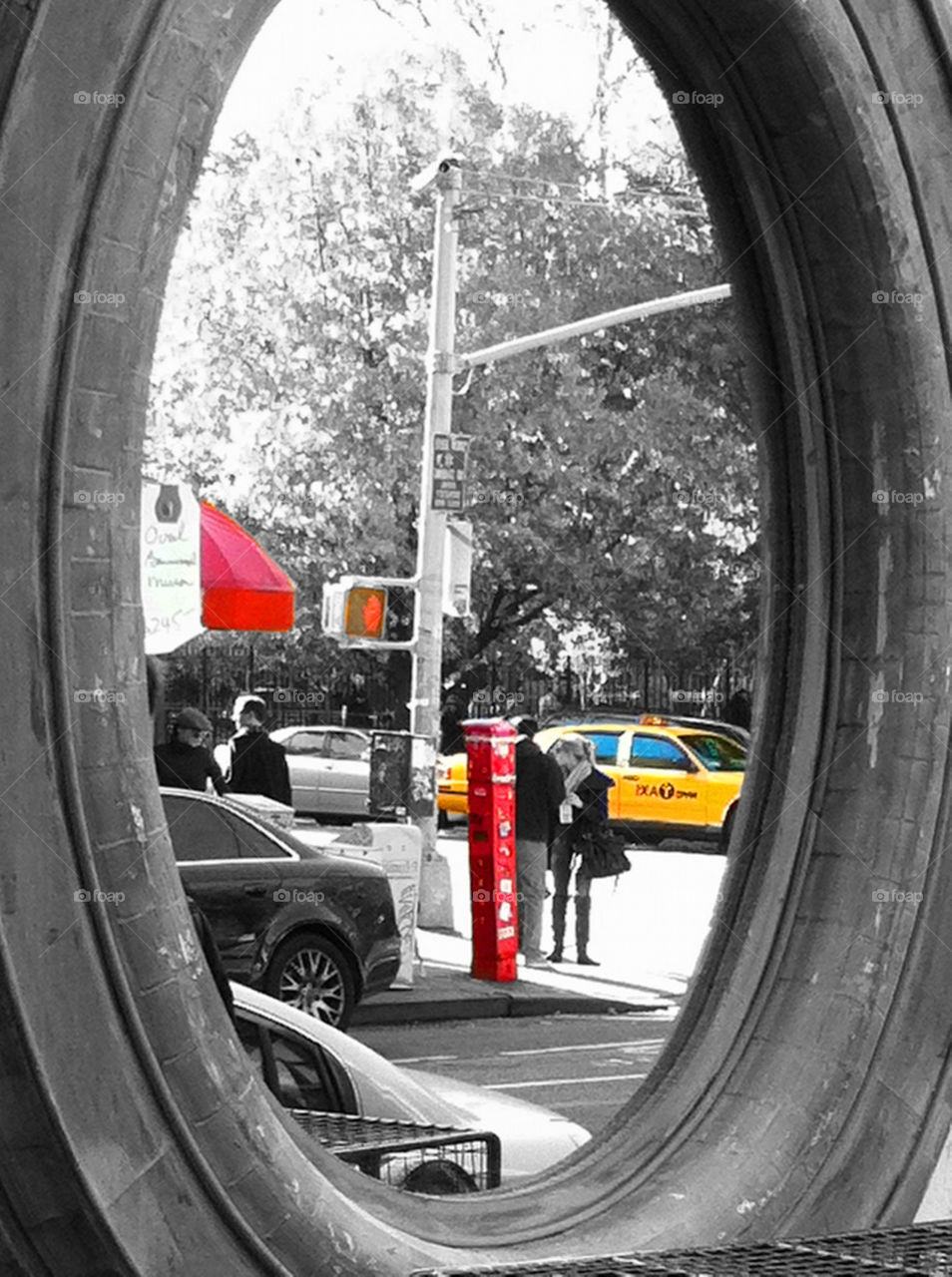 new york mirror black and white nyc by IphonePhotographer