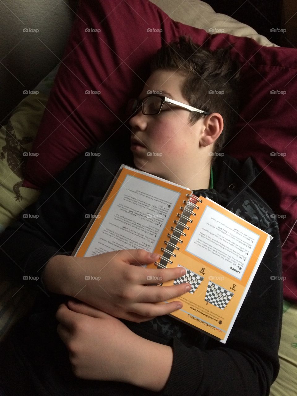 Even a chess master needs his rest.