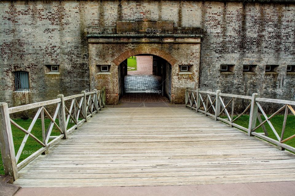 Entrance to fort
