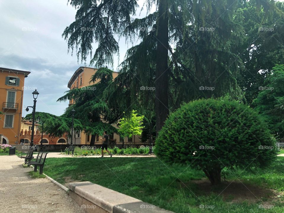 nice courtyard in Verona