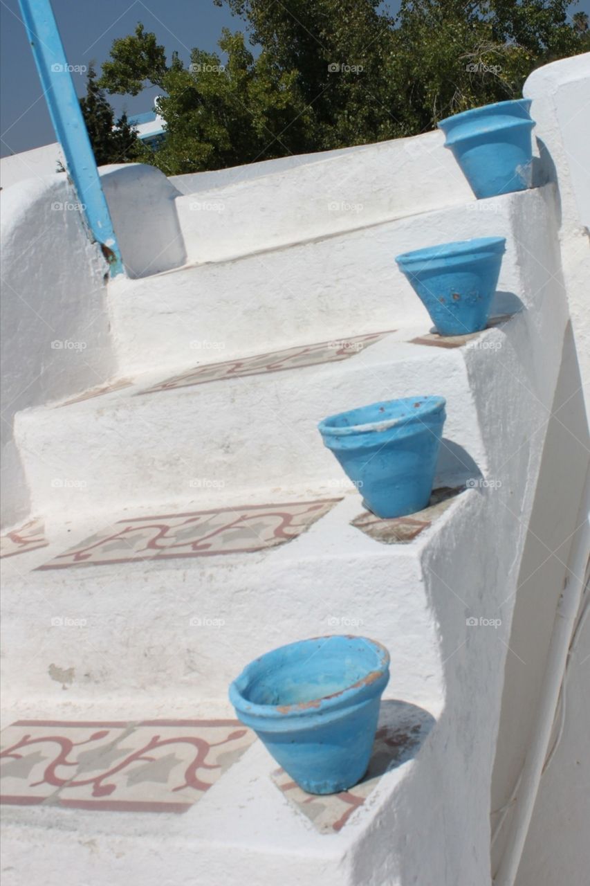 Blue Pots