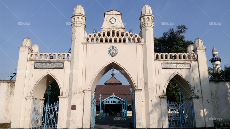 Mosque gate design in Java Indonesia