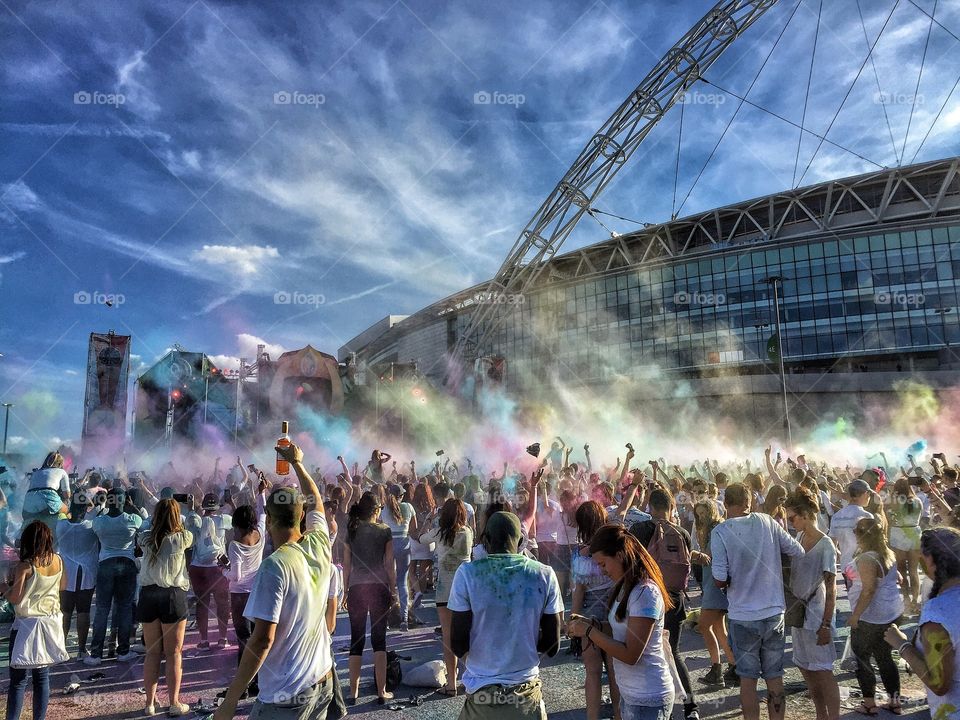 Festival of Colour, August 2016, London 