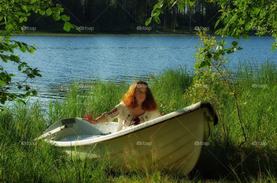 Beauty in a boat.