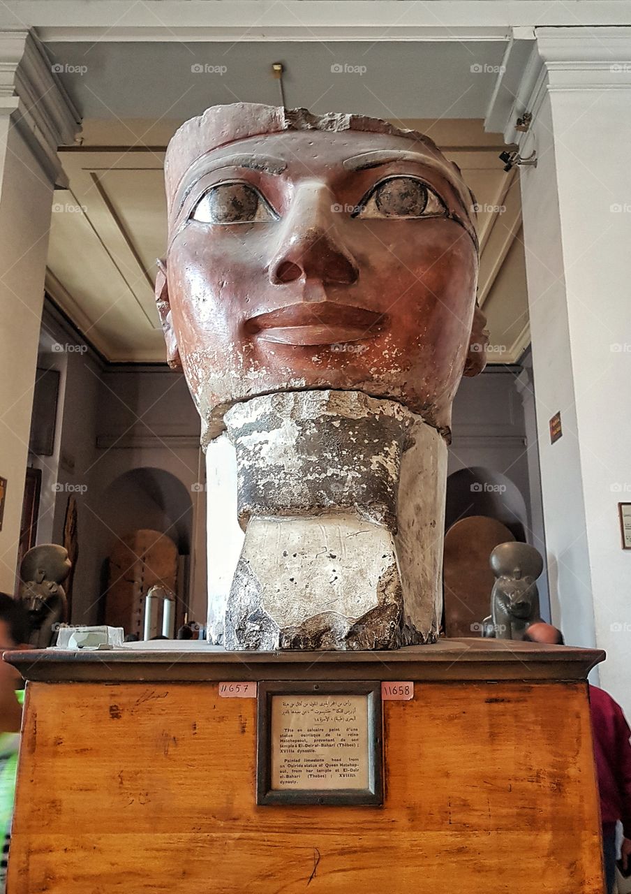 Queen Hatchepsut at the egyptian Museum, Cairo, Egypt