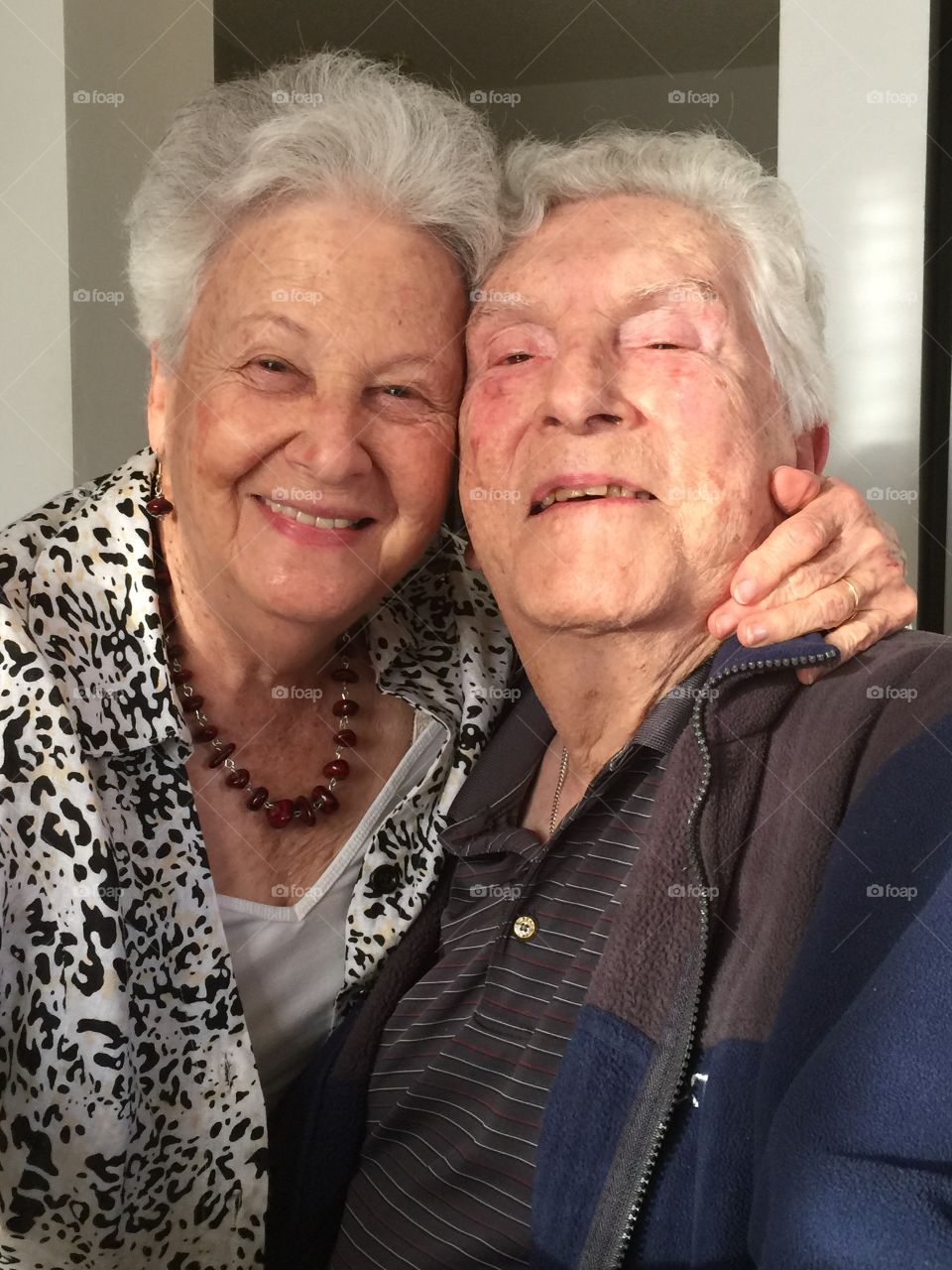 Senior couple . Portrait of senior couple in the kitchen 