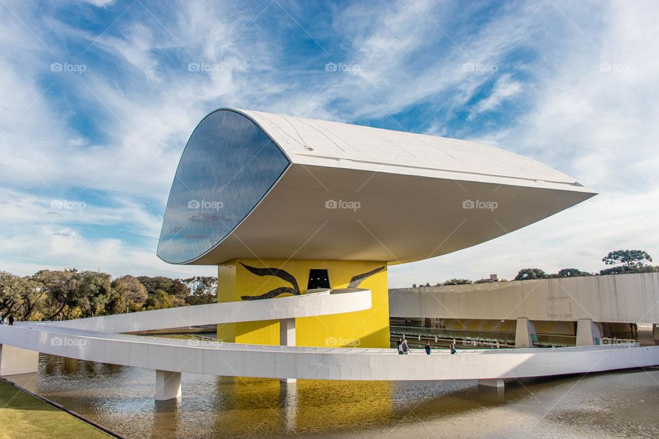 Museu do olho em Curitiba feito pelo arquiteto Oscar niemayer