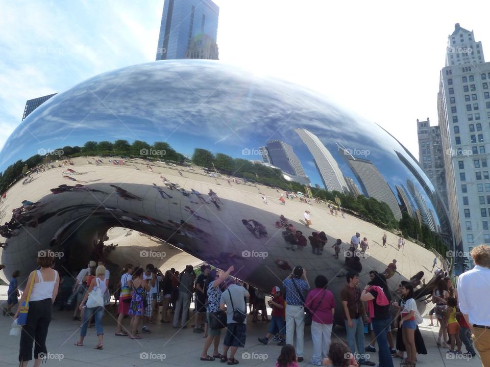 The Chicago bean. 