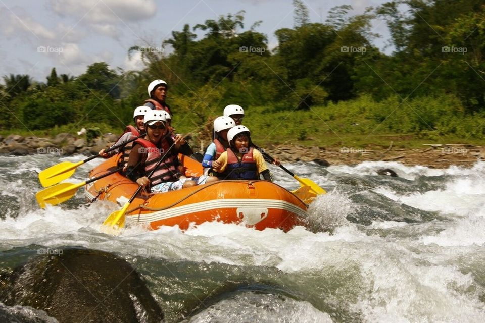 White water rafting