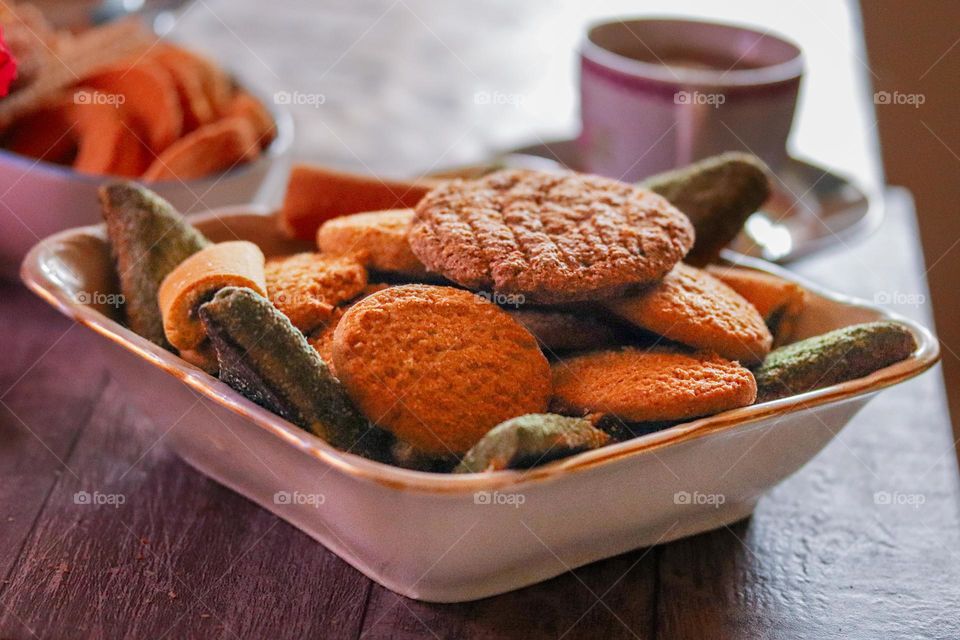 Cookies at the table