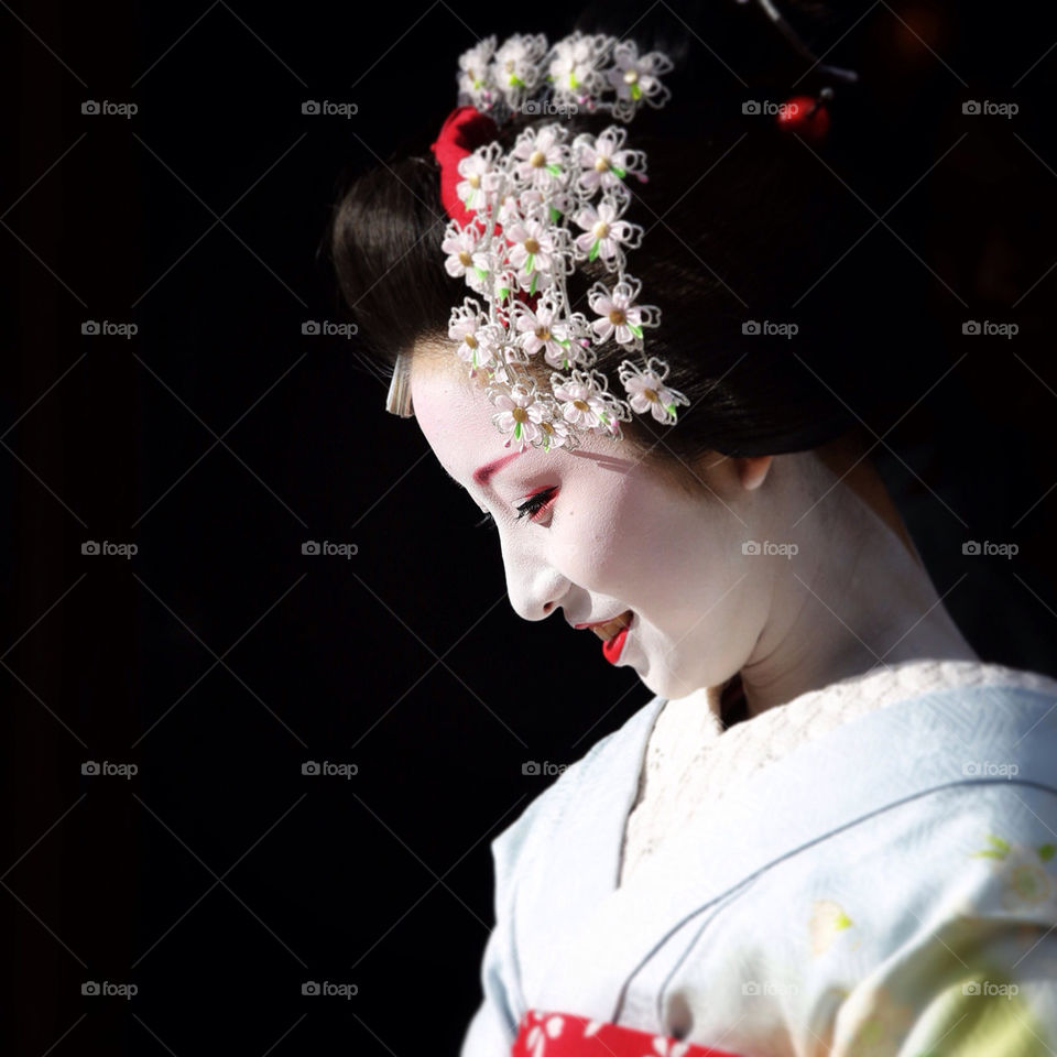 Geisha in Kyoto, Japan