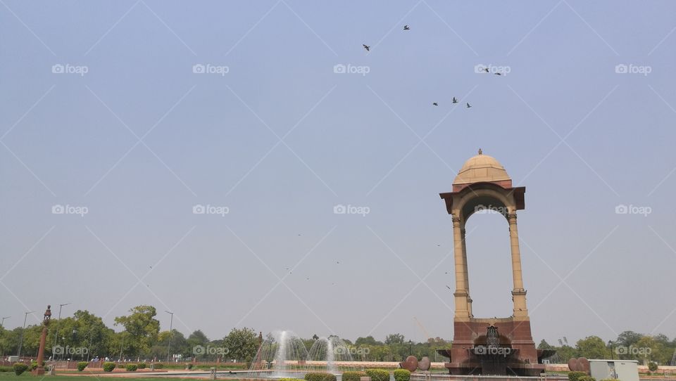 india gate, delhi, india