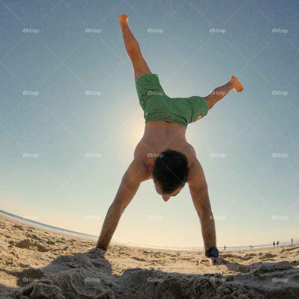 Sand, Balance, Yoga, Beach, Energy