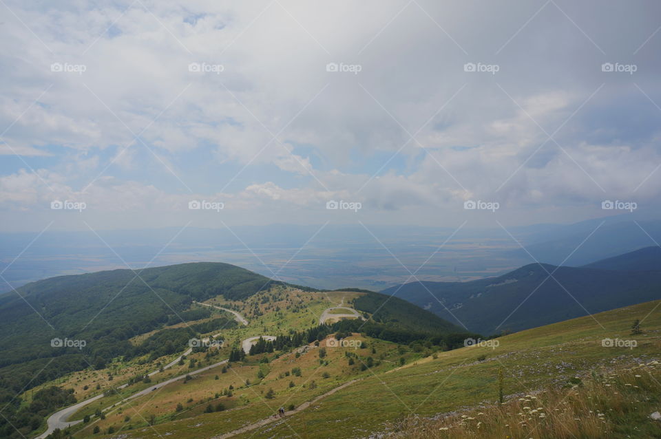 Balkan mountains landscape