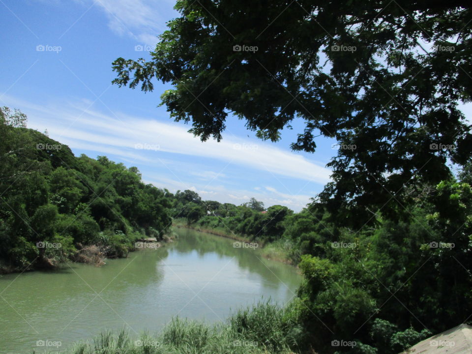 river in sky