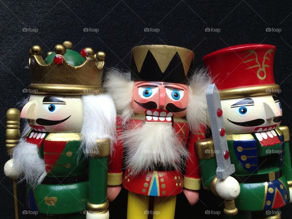 Three nutcrackers