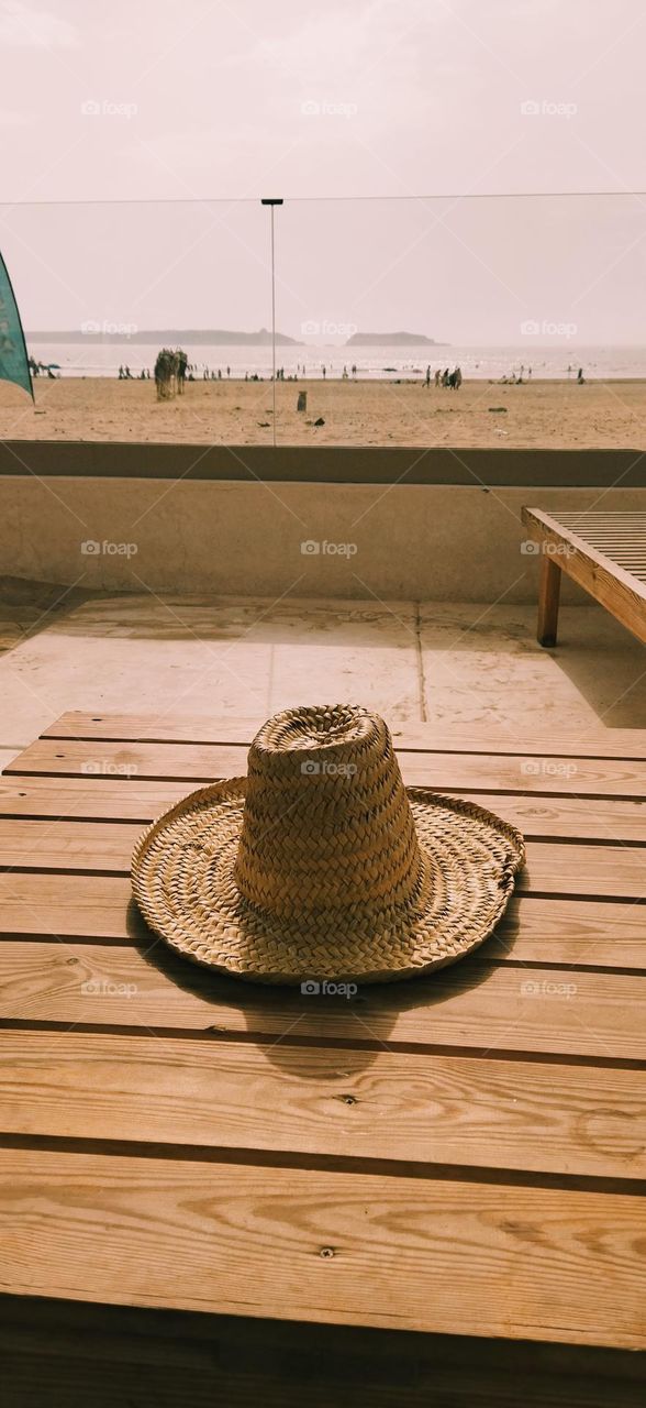 beautiful hat and nice view to beach.