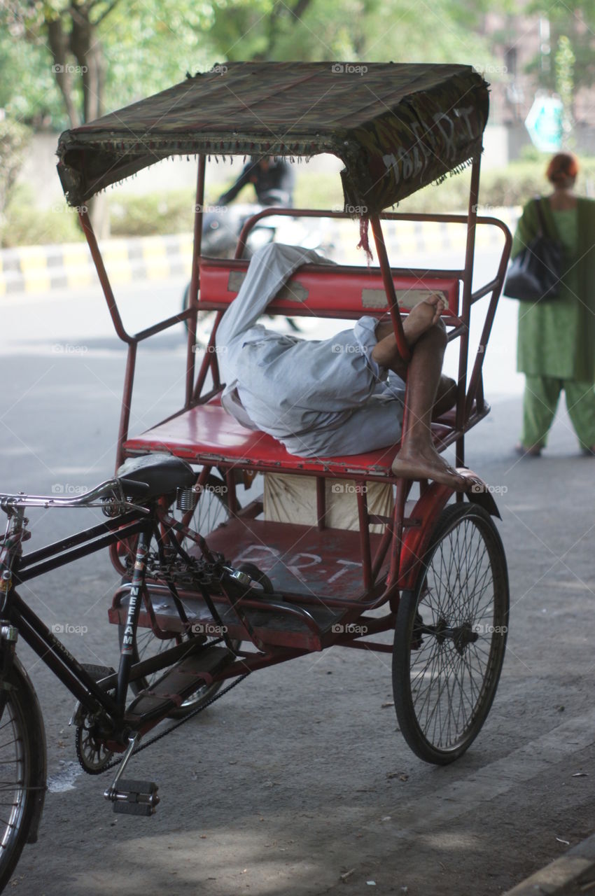 A break in everyday life, Delhi, India