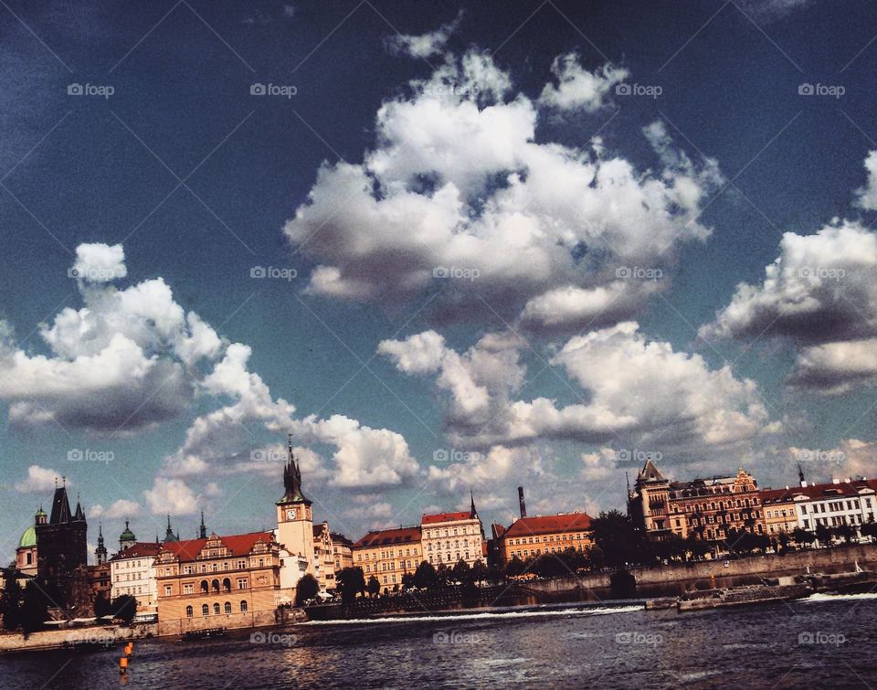 Clouds over Prague