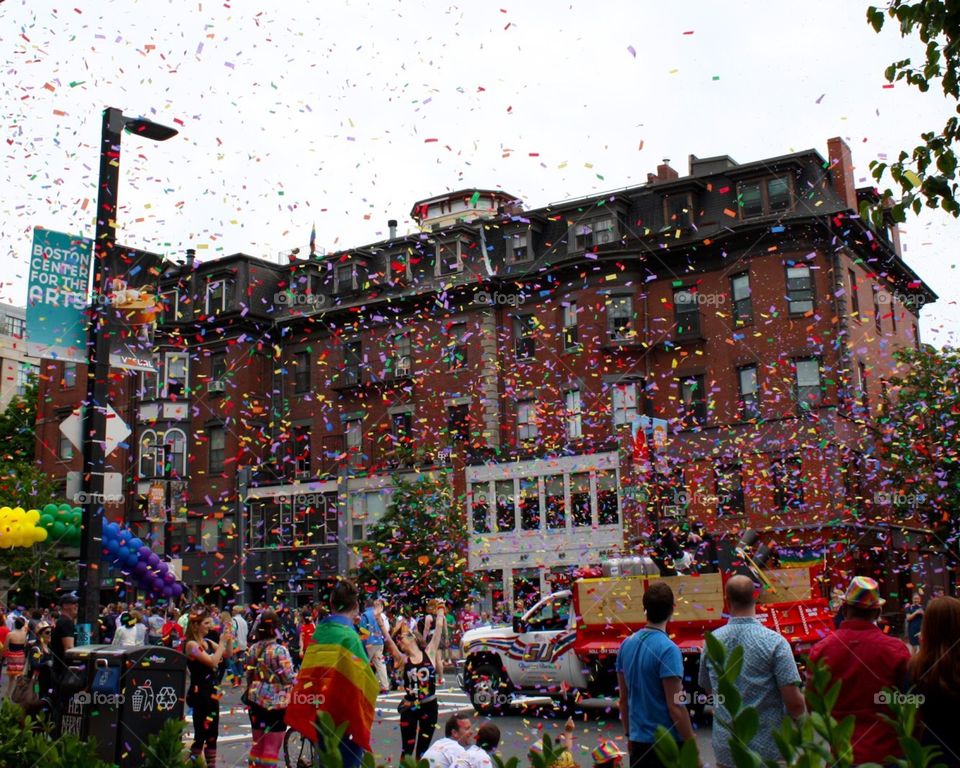 Boston Pride celebration 