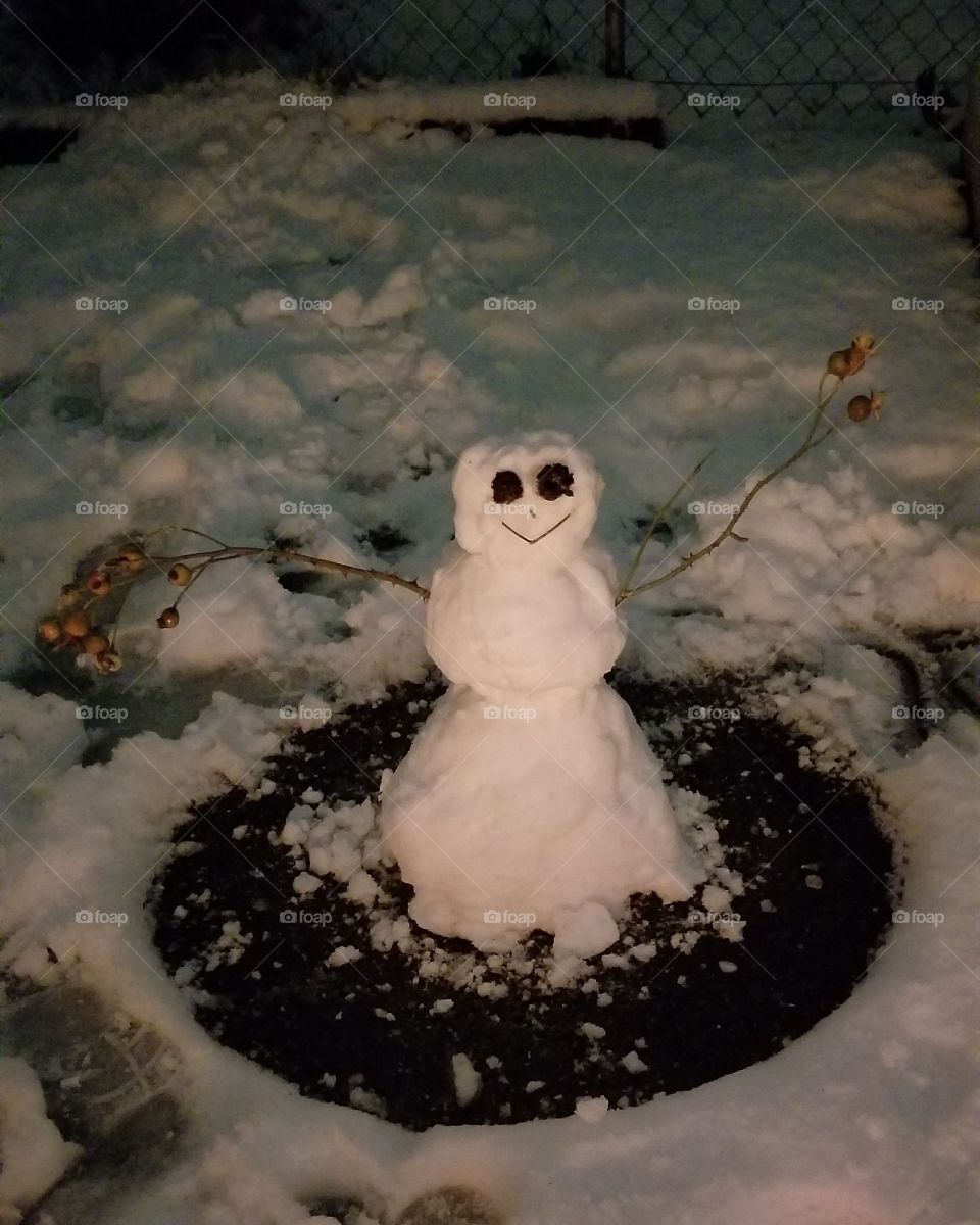 Mini Snow Person