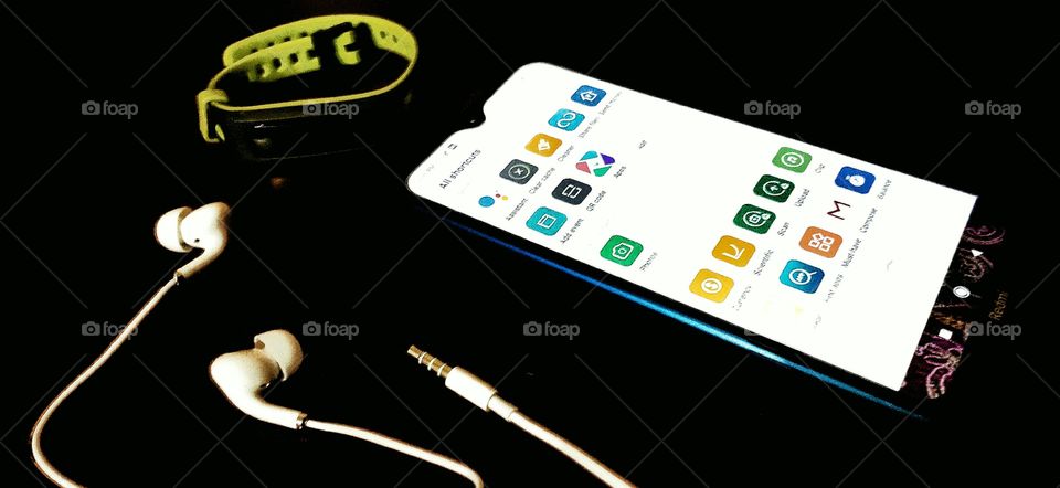 Get Set Go.. with three... Smart Phone, Earphones & wrist Band...