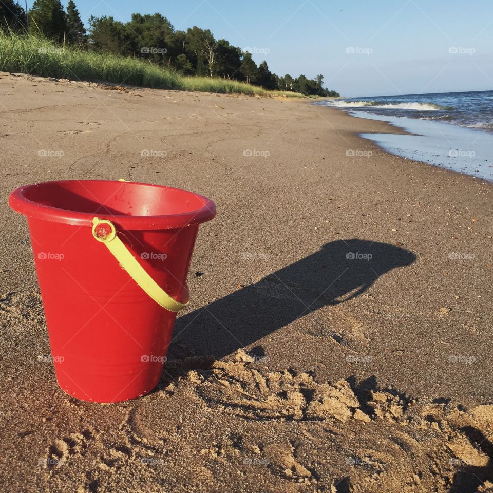 Bucket at the Beach