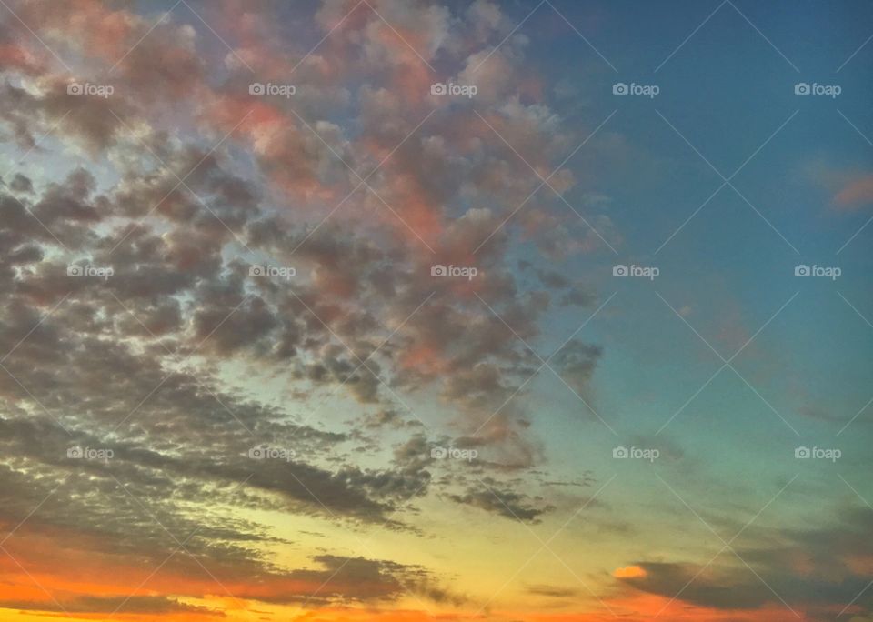 Full frame of cloudy sky