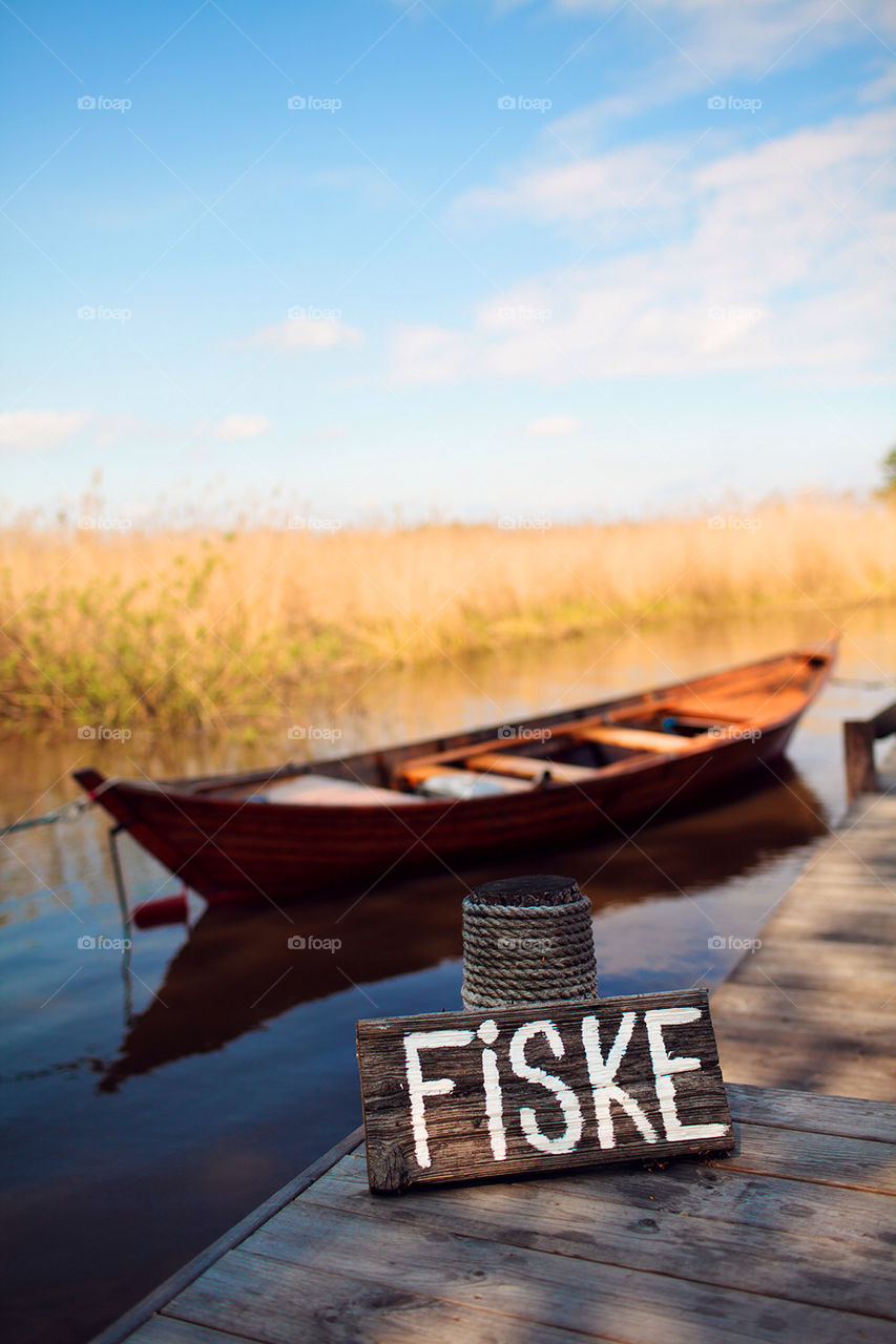 sweden spring nature sign by comonline