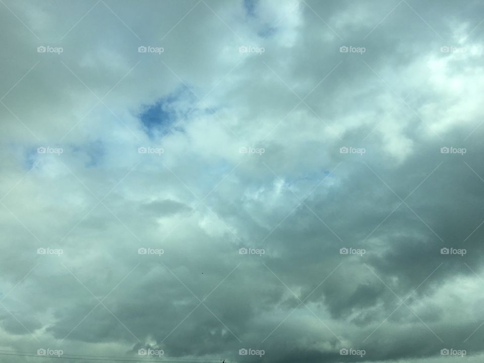 Clouds on a cloudy day