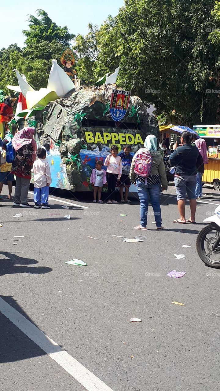 Indonesian independence day carnival party