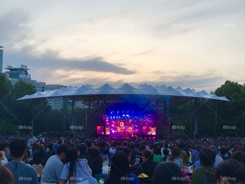 Outdoor Concert at Bundang, South Korea