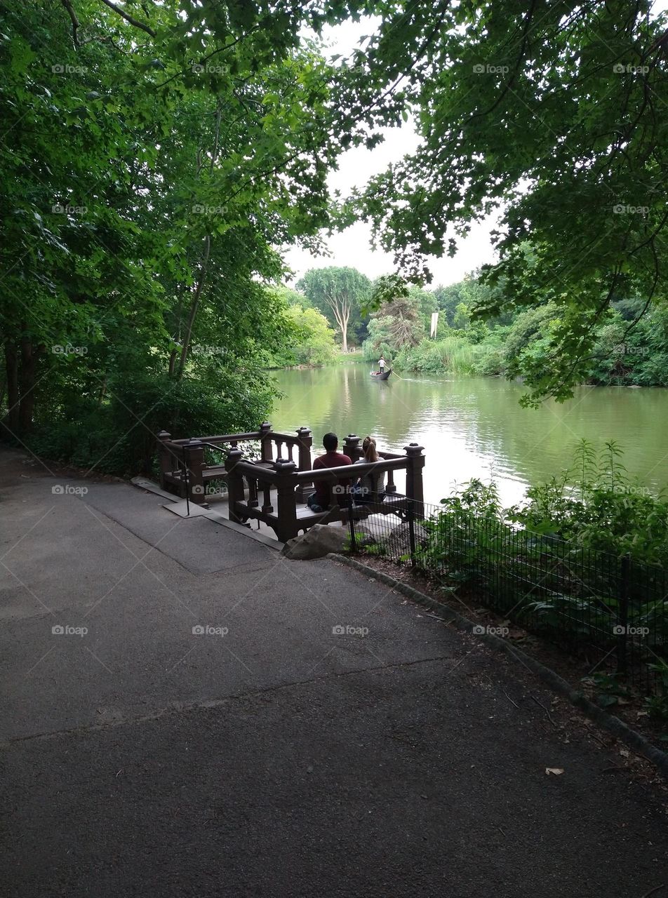 On the Hike Path in Central Park NYC