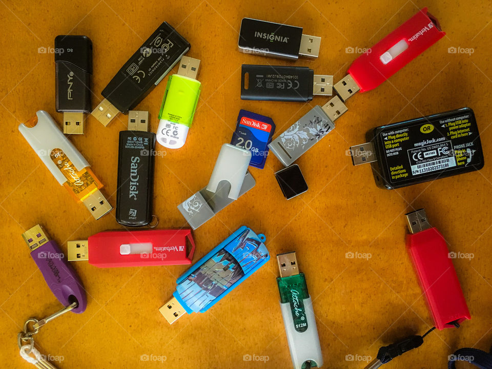 Computer USB thumb hard drives