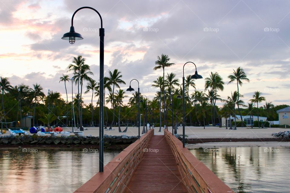 Lamp Post on the Pier, Florida