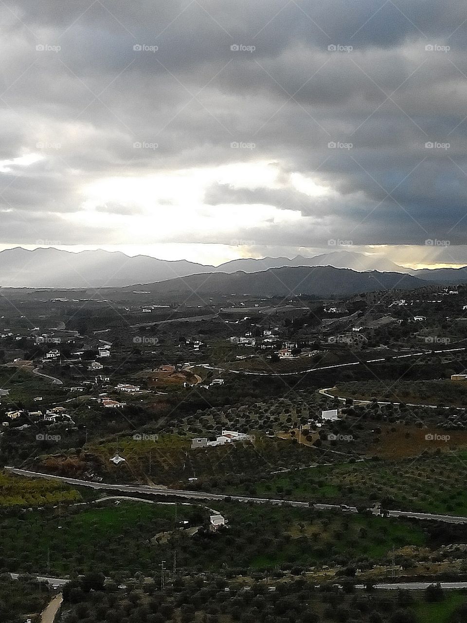 Alora panoramic view