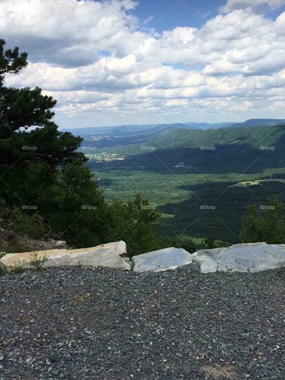 Great view of valley in Pennsylvania 