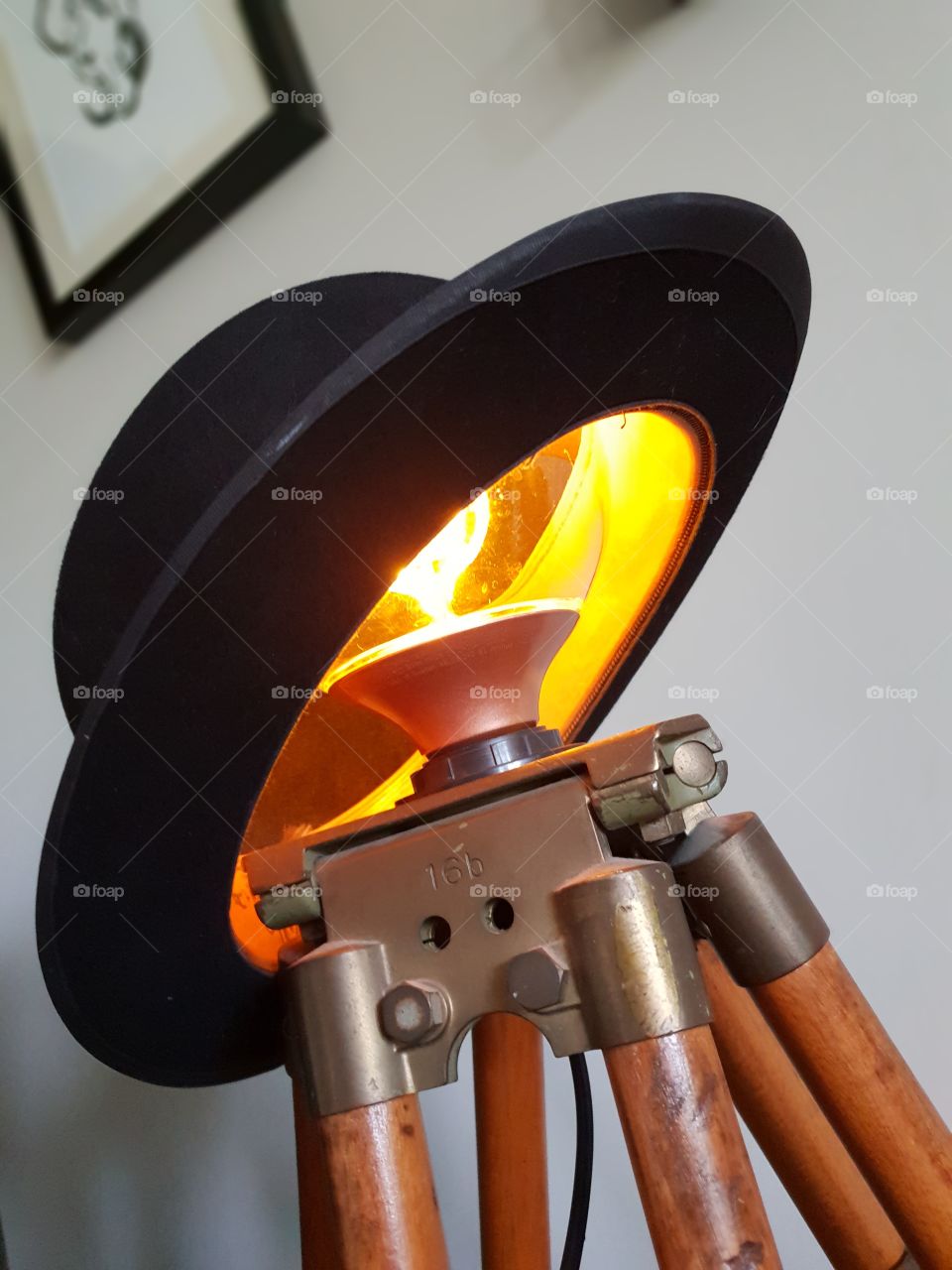 Bowler hat light installation