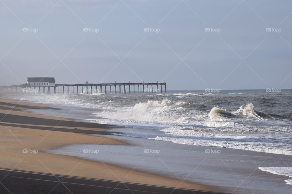 Scenic view of beach