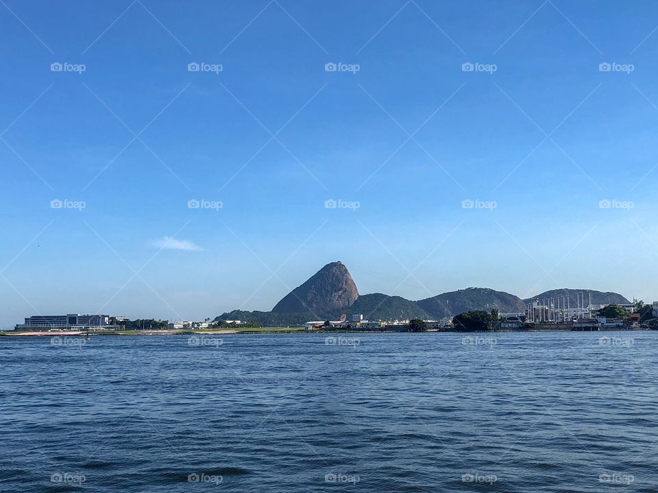 Skyline of Sugar Loaf,Rio de Janeiro,Brasil, on a sunny day