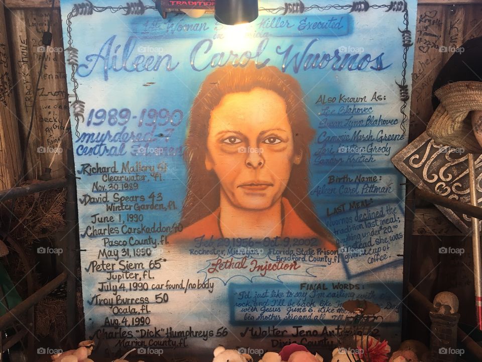 Aileen Wuornos memorial 
