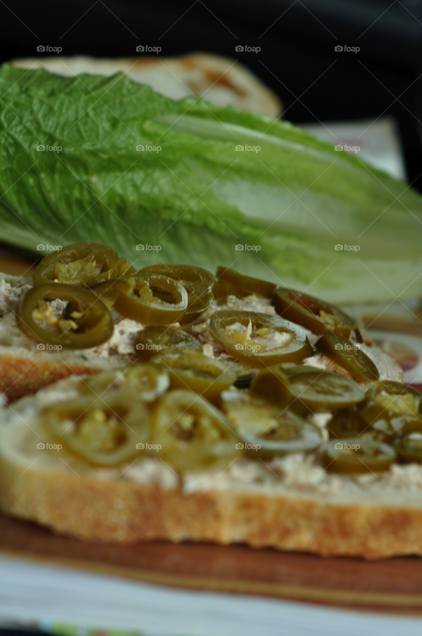 food peppers sandwich lettuce by ibphotography