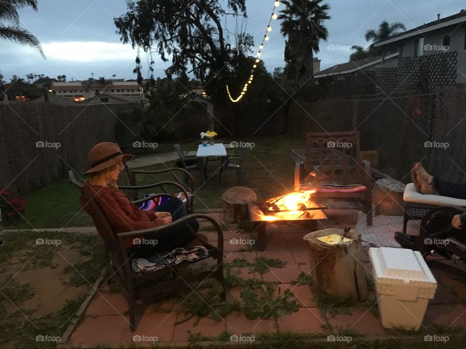 Backyard Bonfire