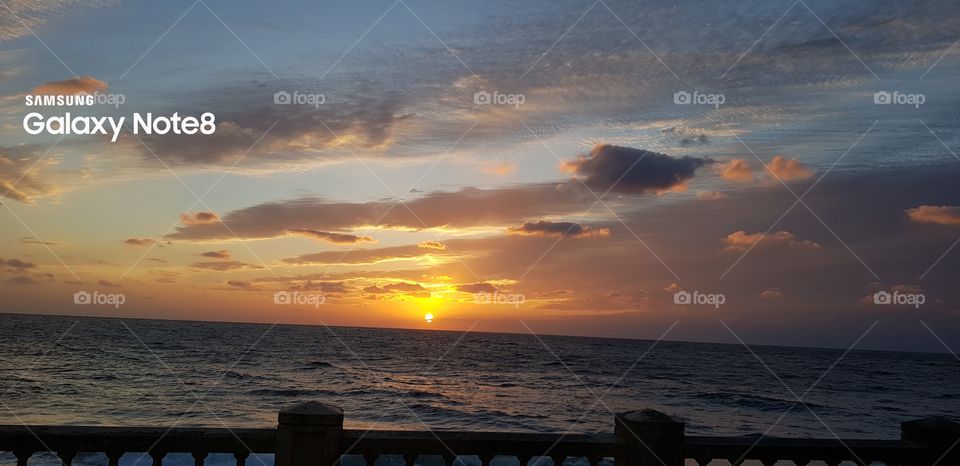 Red Sea Sunset, Jeddah Cornish. KSA