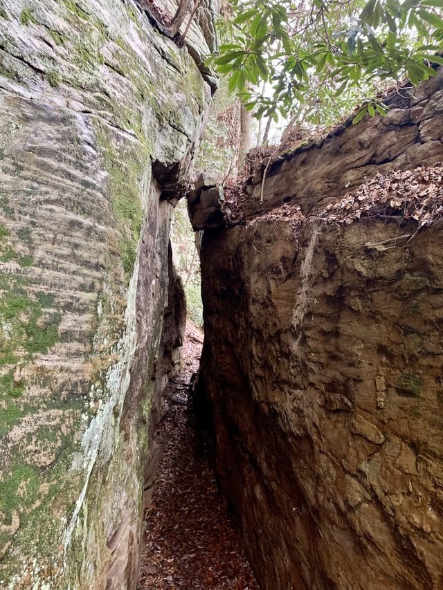 Appalachian Mountains rocky hallway