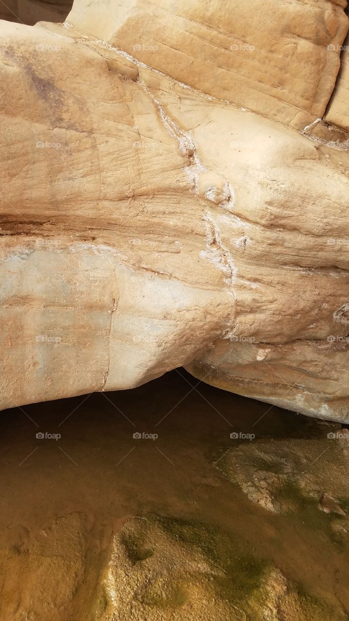 Formed wadis rocks from which natural water springs erupt with stunning views