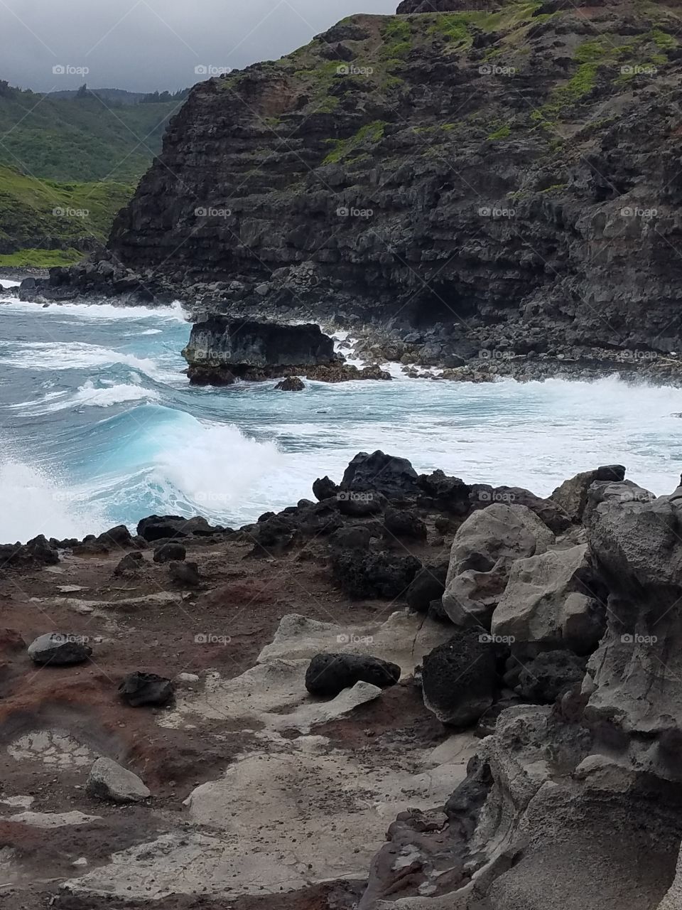 Rock and Surf, Hawaii
