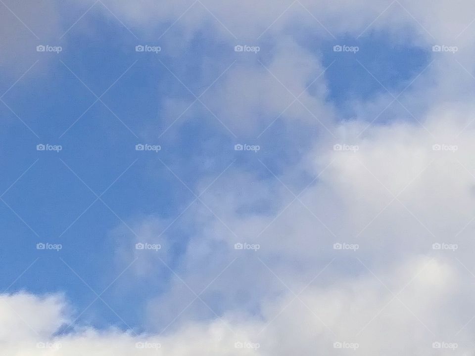 blue sky with clouds